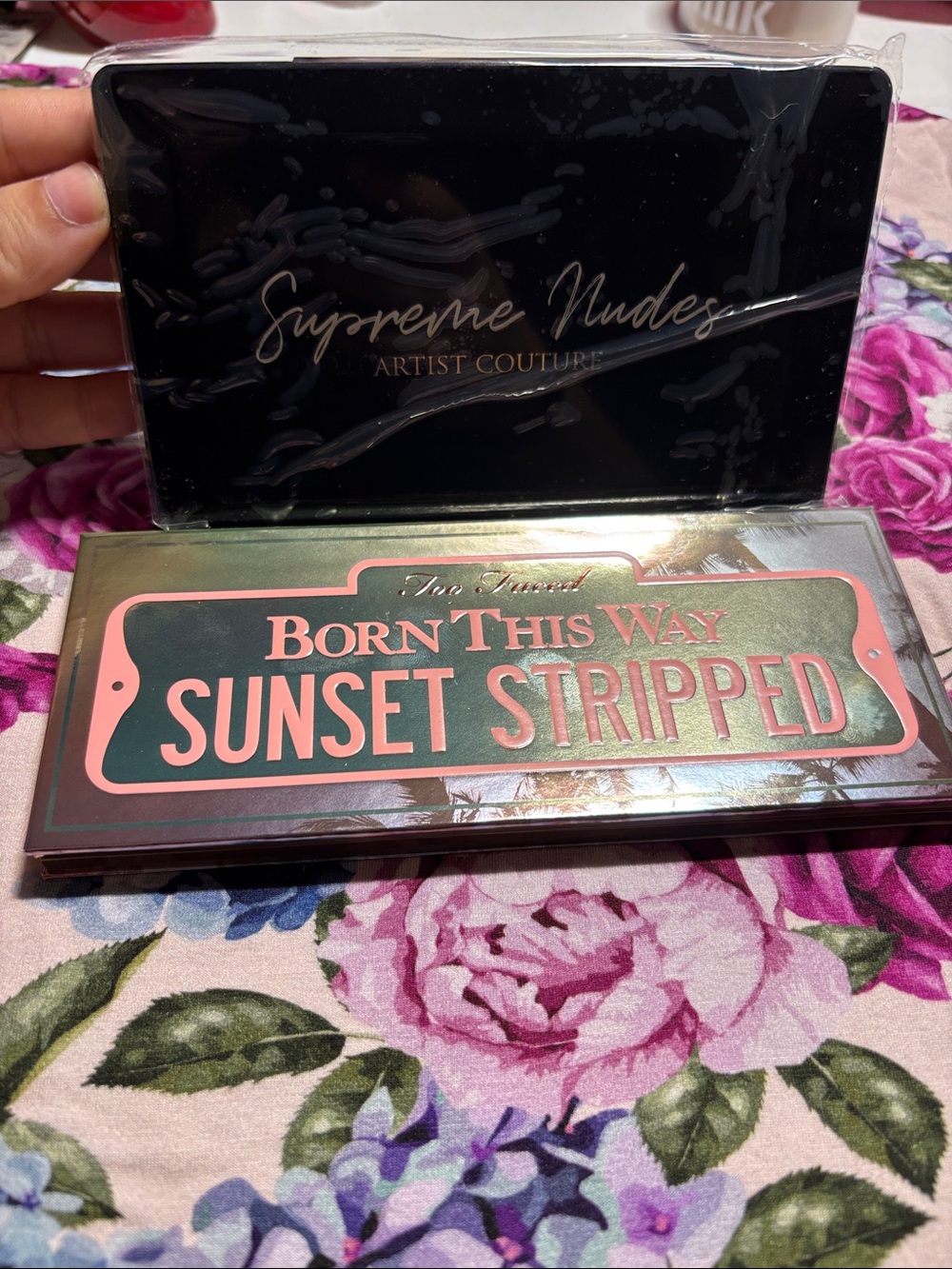 NWT Too Faced Born This Way Sunset Stripped & Artist Coture Supreme Nude Palette